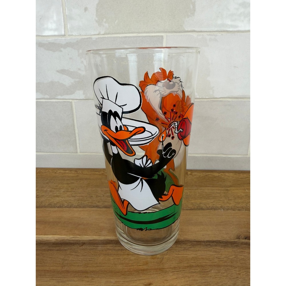 1976 Pepsi Collector Series "Daffy Duck‎ & Taz" Glass Warner Bros Looney Tunes